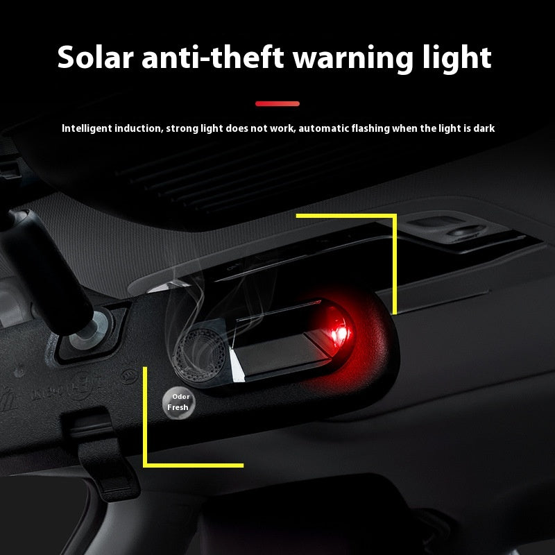 Aromathérapie de lumière d'avertissement solaire automobile