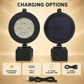 Solar Powered Réchargeable Batterie Display Power Bank Fonction LED Flood Light W873A Sortie