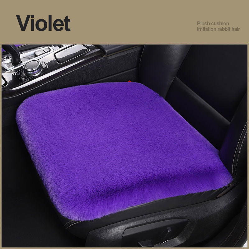 Siège auto En peluche d'hiver Coussin carré monoplace