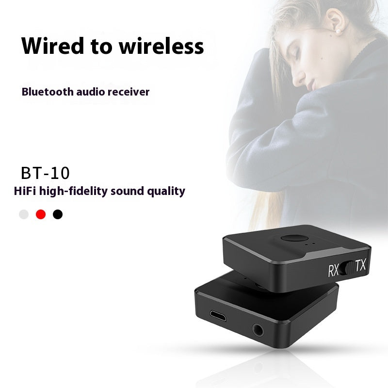 Bluetooth 50 Adaptateur de réception et de transmission audio monté sur véhicule