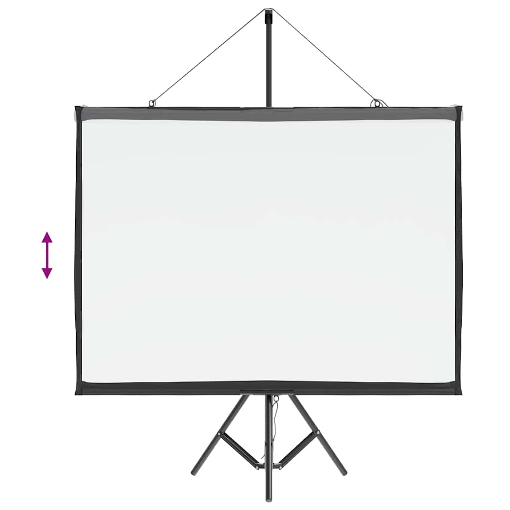 Écran de projection avec trépied de 50 pouces 4:3
