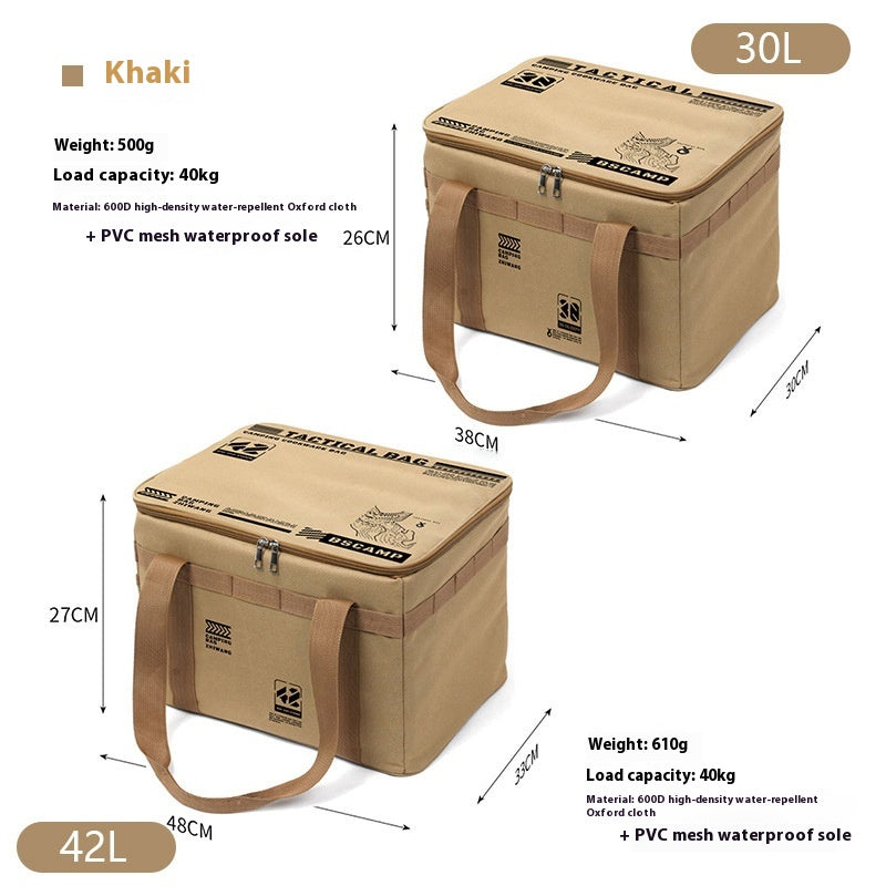 Sac de rangement pour outils de camping de grande capacité