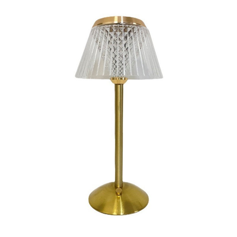 Retro Bedside Table Lamp Touch-Sensitive USB Charging Ambient Light