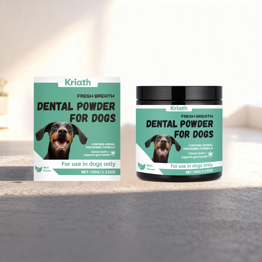Poudre de dents pour chiens