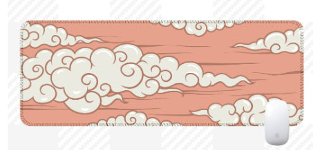 Southeast Asia Hot-seller Cloud Mouse Pad Grande table de bureau Tapis en caoutchouc antidérapant Mous