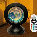 Lampe de coucher du soleil USB Sol-Standing Sunset Lumière Ambiance Lampe Rainbow Fond Projection De