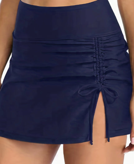 Trunks de Natation Casual Mode Dentelle Solide Couleur Femme