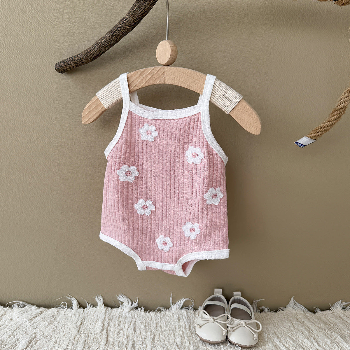 Bébés Cozy Crew-Neck costume de saut occasionnel