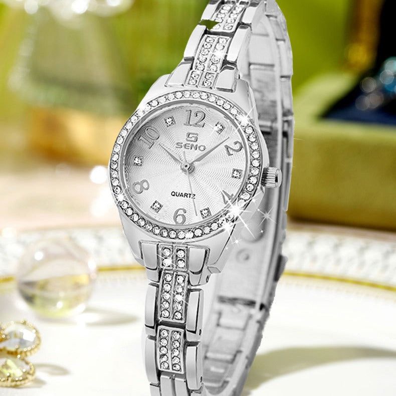 Mode Imperméable Bijoux Femme Buckle Quartz Montre