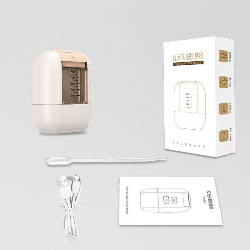 Mini appareil portatif de scalp vibrant à application liquide dédié