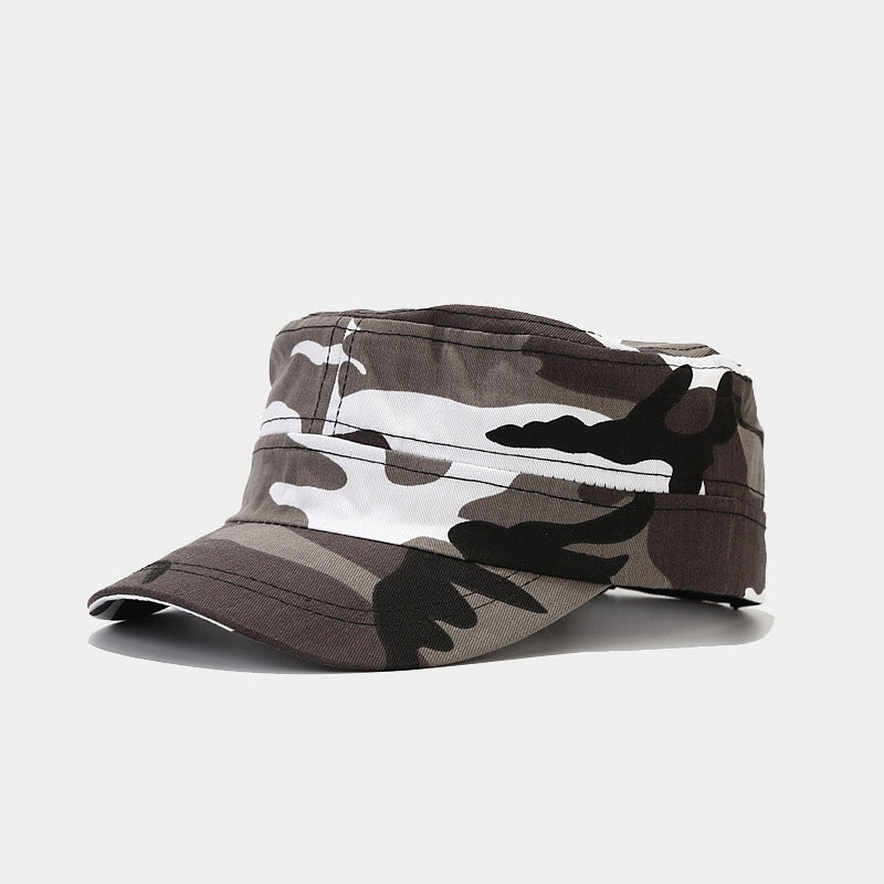 Rétro grand-brime homme simple et fashionable casquette de baseball plat adapté à l'extérieur Sp