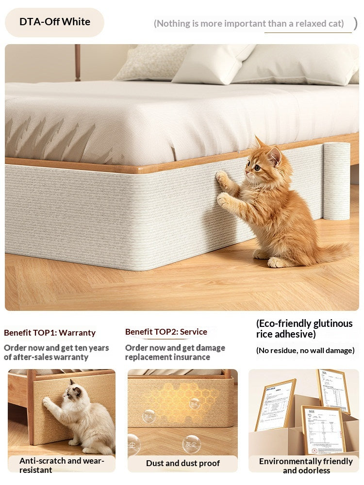 Porter résistant et non Shedding Vertical Wall Sticker Cat Scratch Board