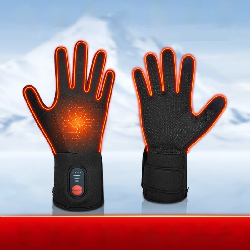 Gants chauffants rechargeables d'alpinisme extérieur