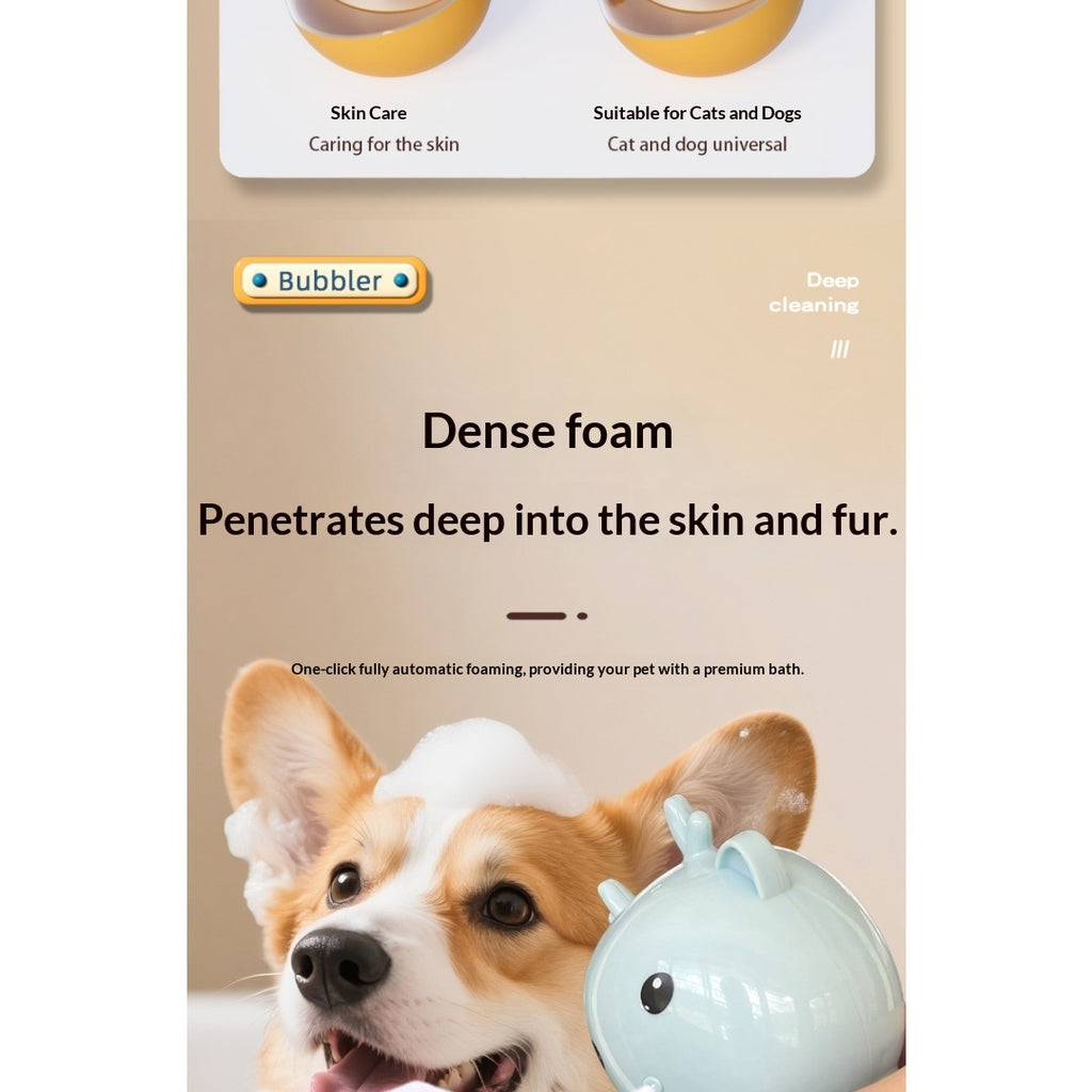 Distributeur électrique de mousse pour animaux de compagnie