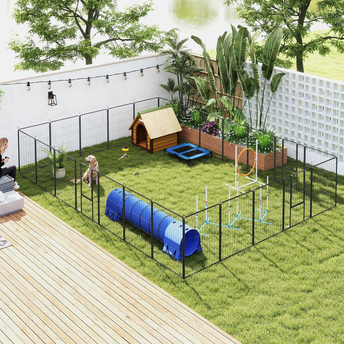 Playpen pour animaux de compagnie, Playpen pour chiens