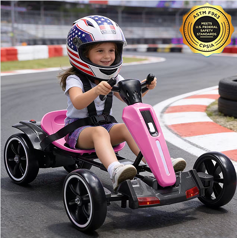 12V Pédale électrique pour enfants Go Kart