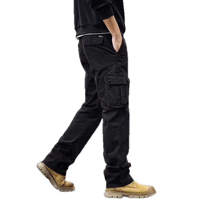 Pantalons casual slim-Fit droit pour hommes