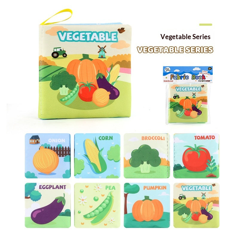 4 Pages 8 Côtés Livre de vêtements pour bébés Jouets éducatifs à l'épreuve des déchirures