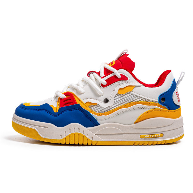 Retro Loisirs Hauteur Augmenter Non-dérapant Design Bread Tide Hommes Chaussures