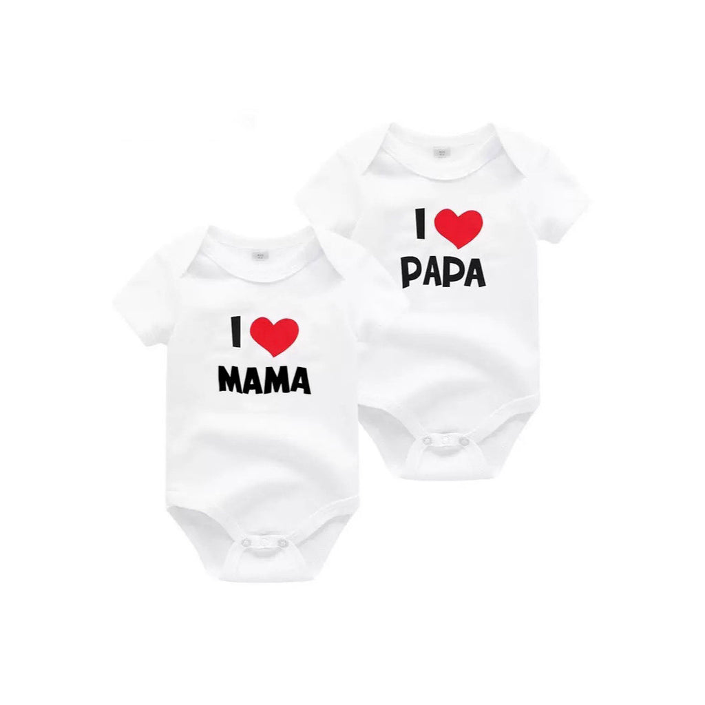 Onesie imprimées en coton nouveau-né