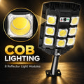 Capteur de mouvement solaire COB Garden Light W7101B 3 Pour la décoration de jardin LED Landscape Li