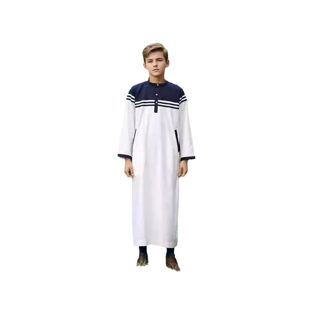 Robe contrastante de couleur de mode garçon