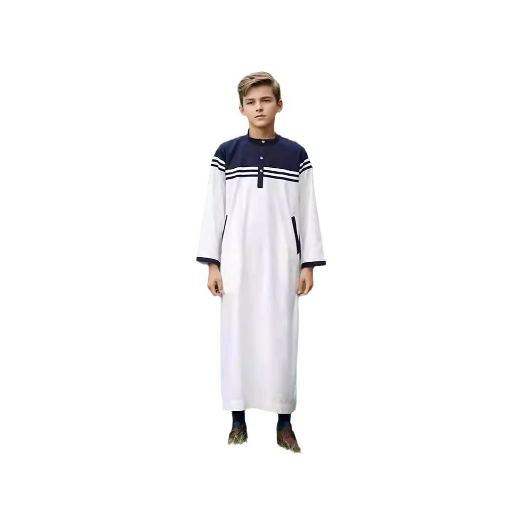 Robe contrastante de couleur de mode garçon