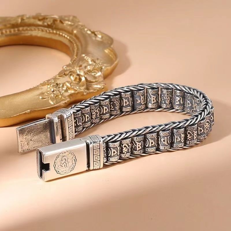 Bracelet en argent pour hommes