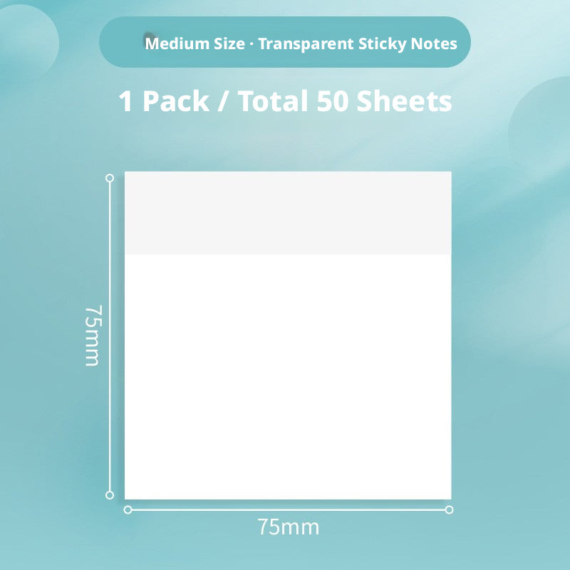 Clear Post-it Notes-Moyenne