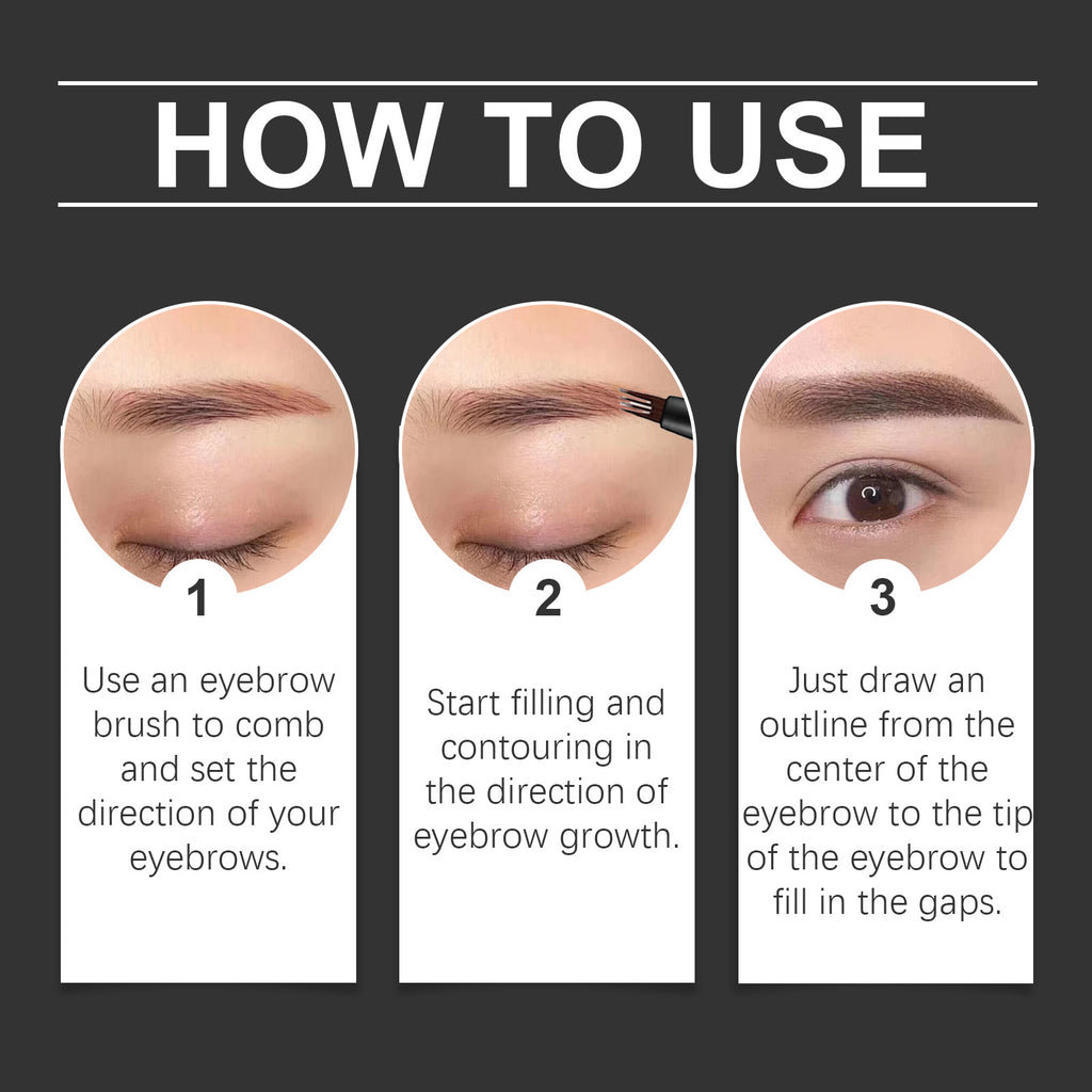 Decoration sauvage Exquise facile à utiliser ne pas façonner les sourcils