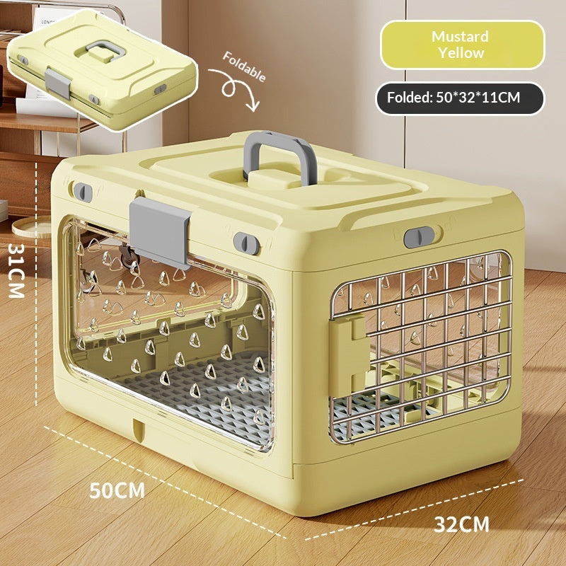 Portable Polding Pet Carrier pour les chats Idéal pour le voyage