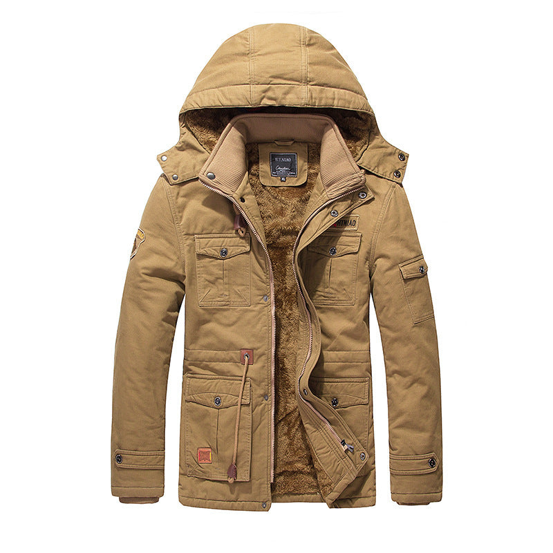 Veste rembourrée en polaire pour hommes