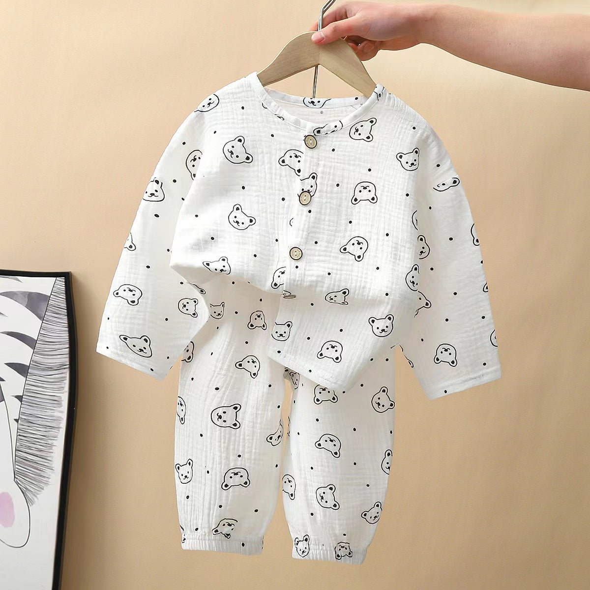 Set de pyjama pour enfants en coton cartoon