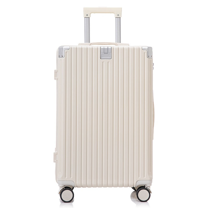 Bagage Femmes Bagage Internet Homme Mot de passe Trolley Case Cuir véritable