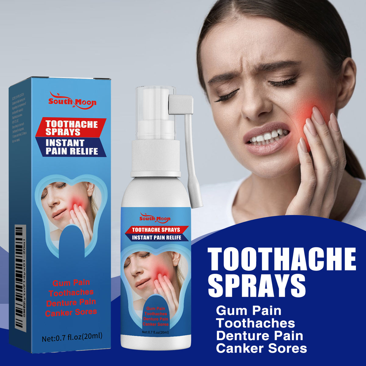 Spray de confort oral Boîte de 20ml