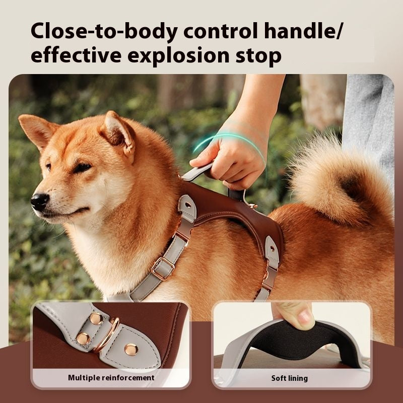 Bracelet de poitrine de style Veste d'animal moyen à grand