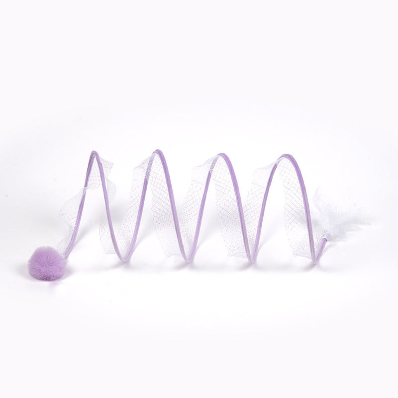 Tunnel de chat Jouet de rangement pliable type S