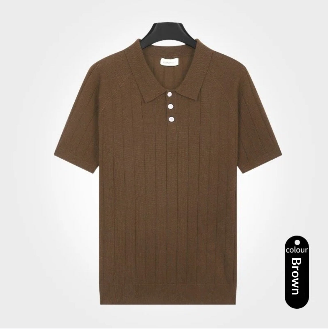 Hommes Light luxe haute fin tricot sweater Tout matching T Shirt Top