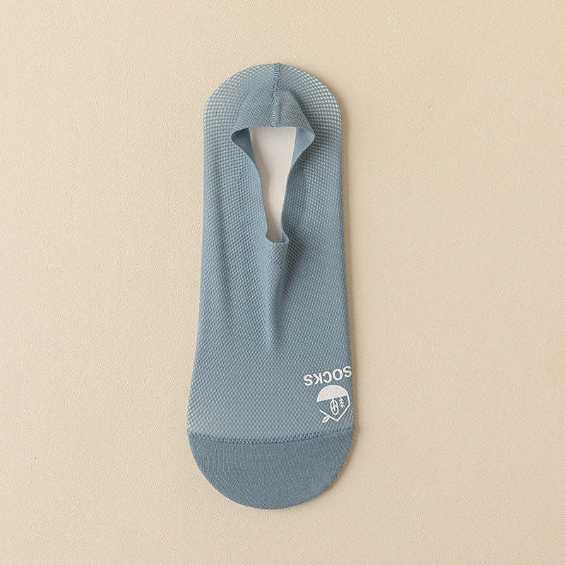 Chaussettes invisibles minces pour hommes Déodorant du fond de coton et absorbant la sueur