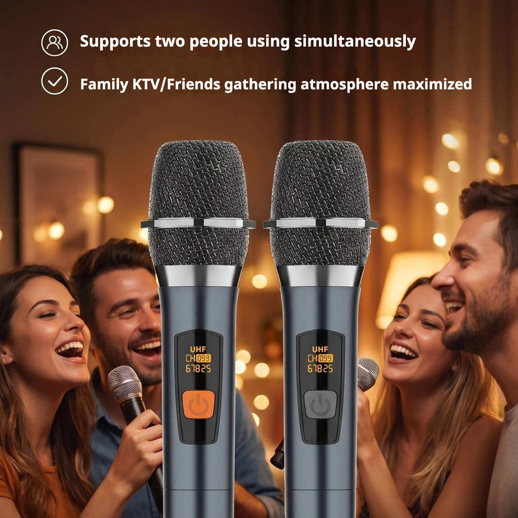 KP-10 11 12 Microphone sans fil universel 2.4G le plus vendu1 à 2 micros portables