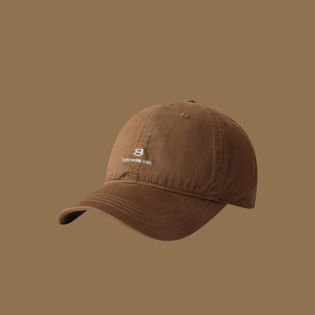 Les lettres brodées de couleur solide pour hommes et femmes 8 Soft Top Ajustable Mode C