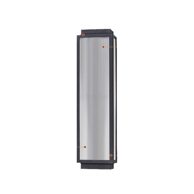 Lampe murale extérieure étanche en acier inoxydable