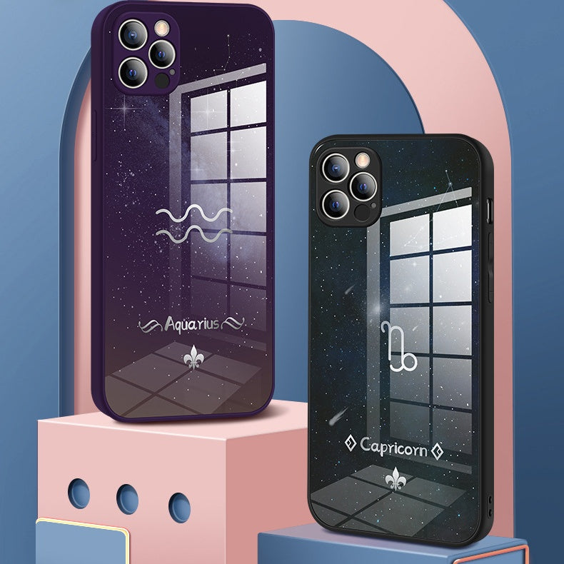 Constellation Symbole boîtier de téléphone verre liquide