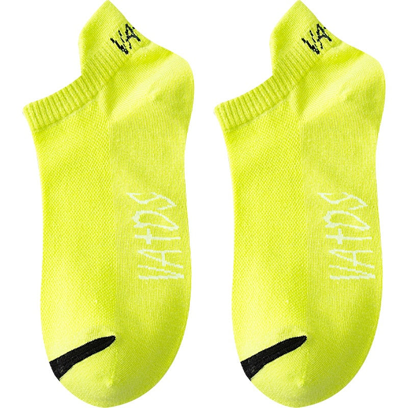 Season Thin Absorb Sweat Short Mesh Respirant Pure Cotton Chaussettes sport homme