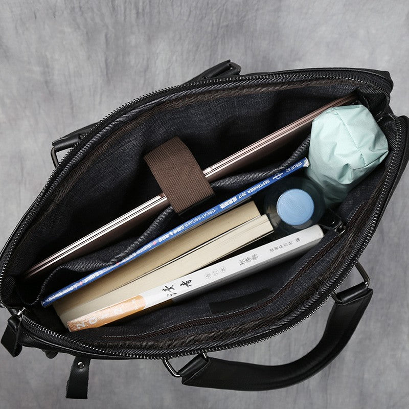Porte-monnaie en cuir portable pour hommes