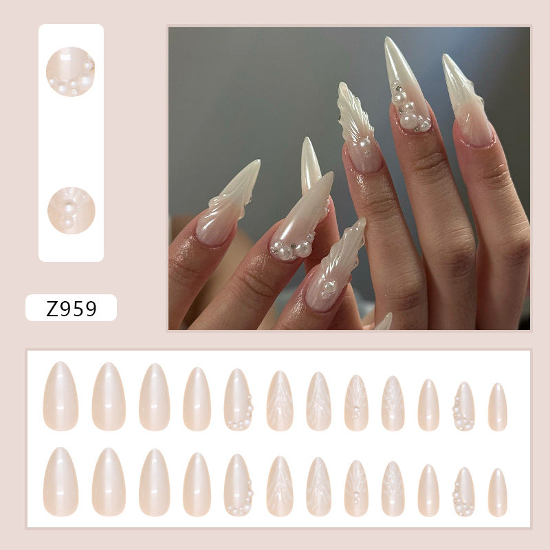 Perle fée porter un clou de diamant type 24 pièces