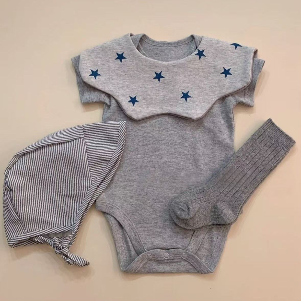 Bébé chaud confortable respirant pur coton Triangle crawling