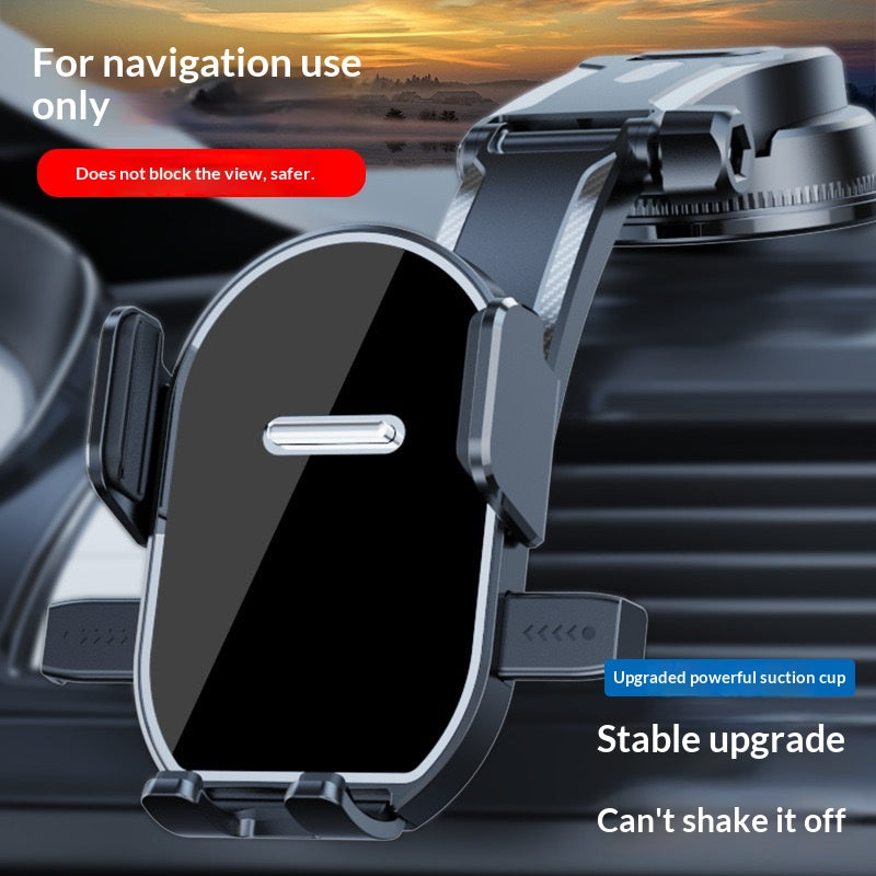 Porte-téléphone à aspiration automatique monté sur une voiture