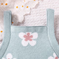 Vêtements pour enfants Strap bébé Broderie Veste bleu clair
