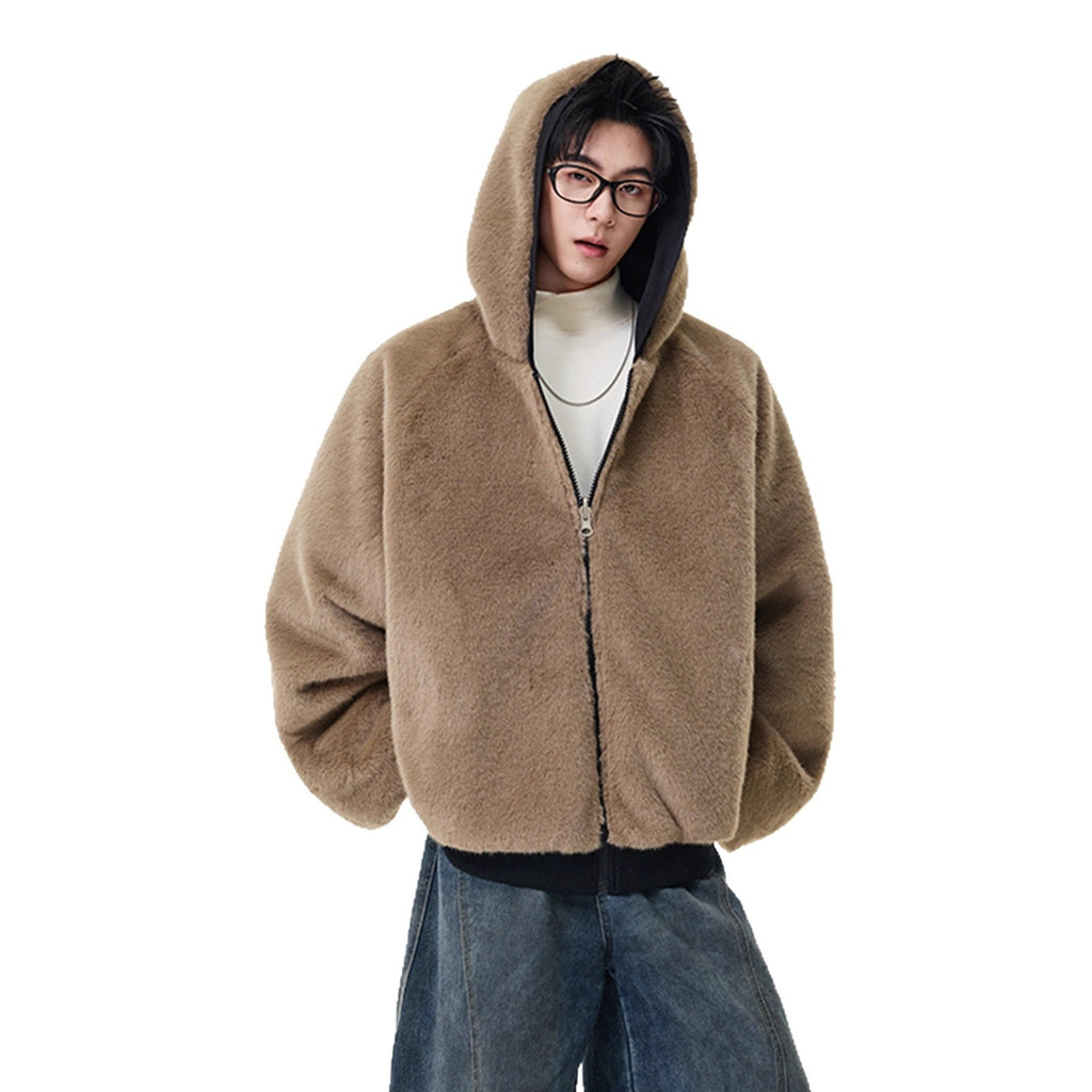 Hommes Tendance haut de gamme en coton à capuche d'hiver